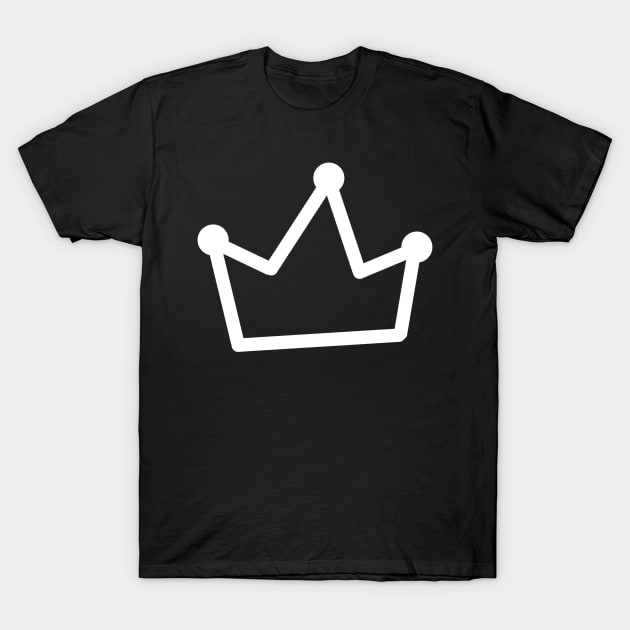 King - Crown T-Shirt by AwesomeSauce